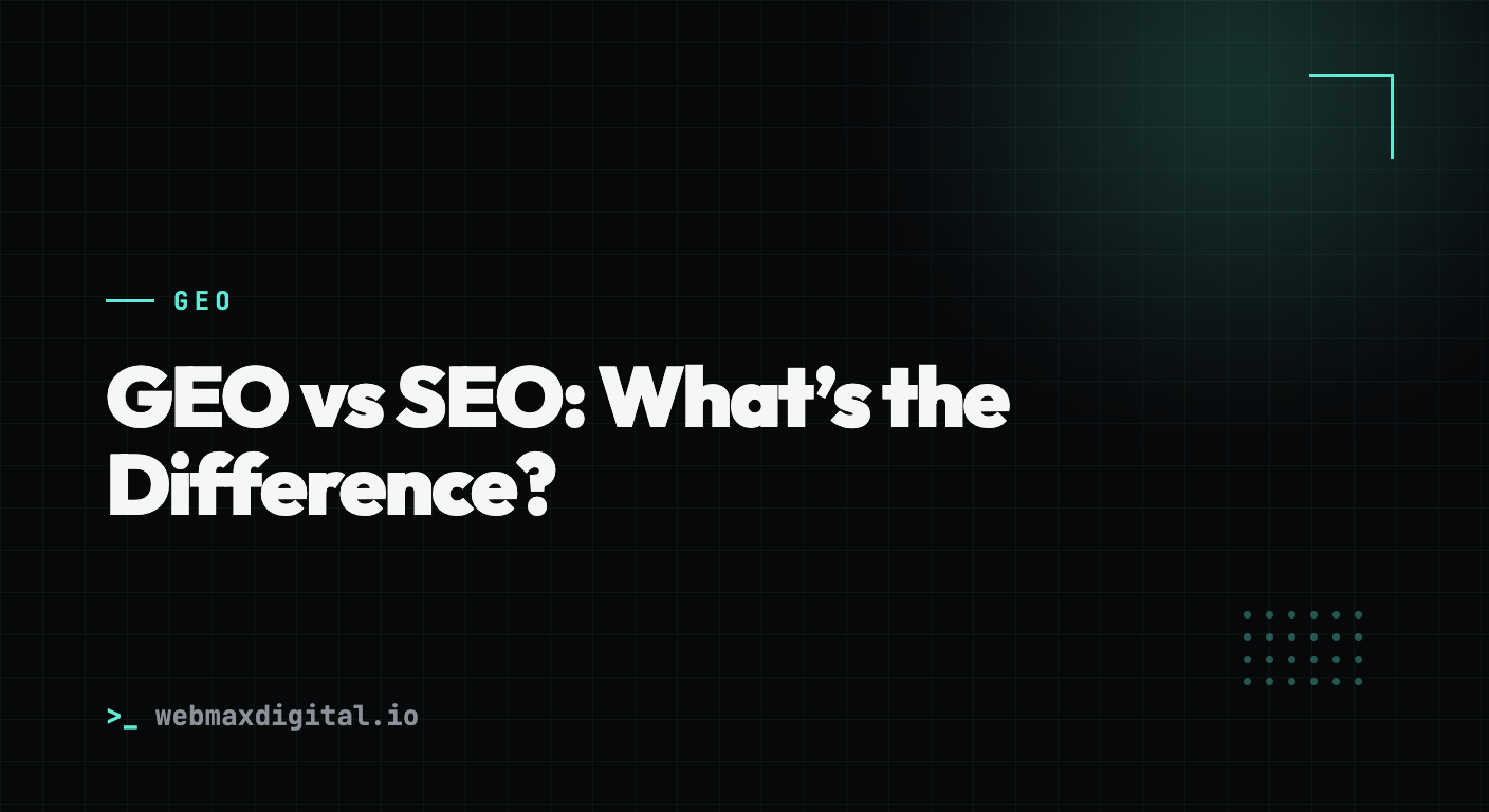 GEO vs SEO: What’s the Difference?